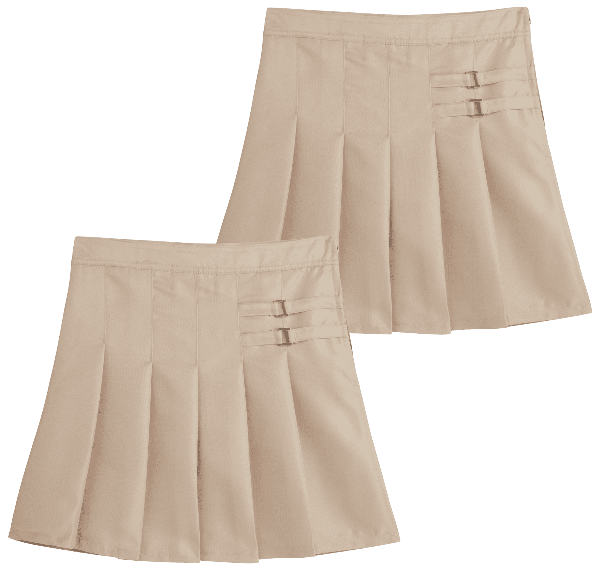 Beverly Hills Polo Club Girls' School Uniform Skort 2 Pack Scooter