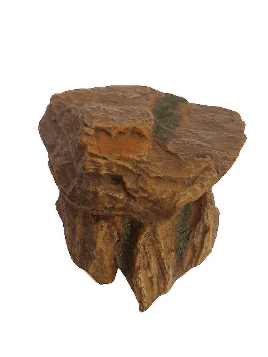 Desert Rock Ledge Cave Formation perfect for Fish Tanks, Reptiles, Artificial Aquarium Fish Tank Decoration Ornament, Fish, Reptile & Turtle Safe Polyresin