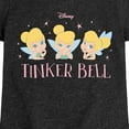 thumbnail image 3 of Tinker Bell - Tinker Bell Expression Grid - Toddler And Youth Girls Short Sleeve Graphic T-Shirt, 3 of 5