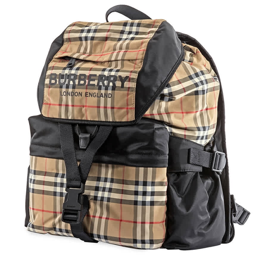 burberry archive print backpack price