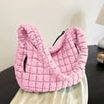 thumbnail image 4 of Zznnkj Quilted Tote Bag for Women, Lightweight Puffy Padding Hobo Bag with Compartment, Large Puffer Shoulder Bag Handbag for Travel, Work, Gym, 4 of 5
