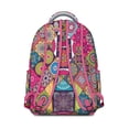 thumbnail image 3 of Ethnic Tribal Backpack - Boho Fashion Daypack with 17" Laptop Compartment | Large Capacity College Bookbag for School, Dorm & Travel, 3 of 6