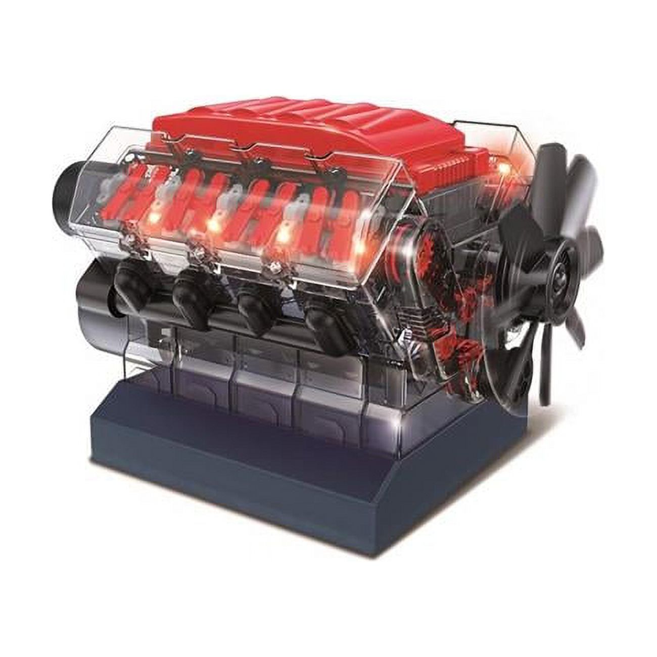Vroom STEM V8 Model Combustion Engine Set - Black