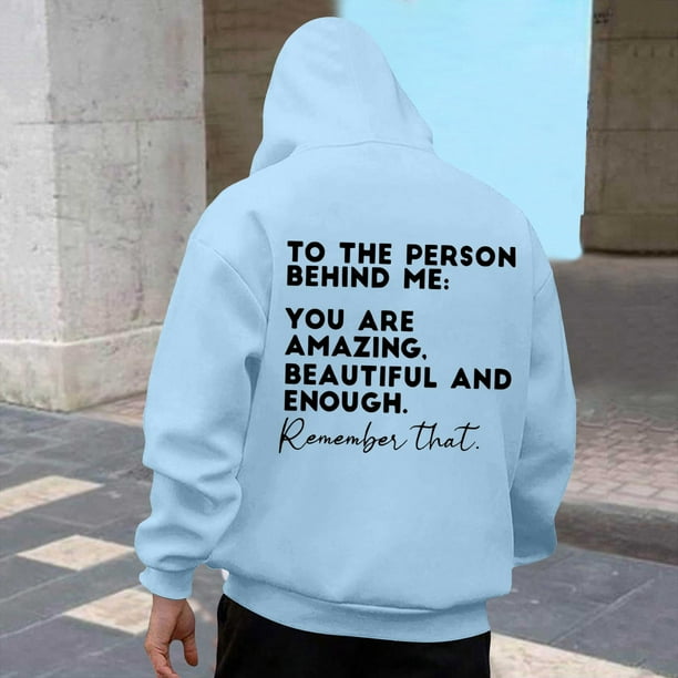 WILLBEST Sudaderas De Hombre Sudadera con Capucha y Estampado De Moda, Informal, De Manga Larga, Suave y Cómoda, para Otoño e Invierno, Uso Diario, Actividades Al Aire Libre, Ligera y Cálida Chica