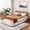 Brown&Vertical grain, variant on Uforic FullXL Air Mattress with Headboard, 18" Inflatable Bed with Built-in Pillow, Includes Portable Electric Pump, Brown – Perfect Queen-Size Air Bed for Camping, Home Guests and Daily Use