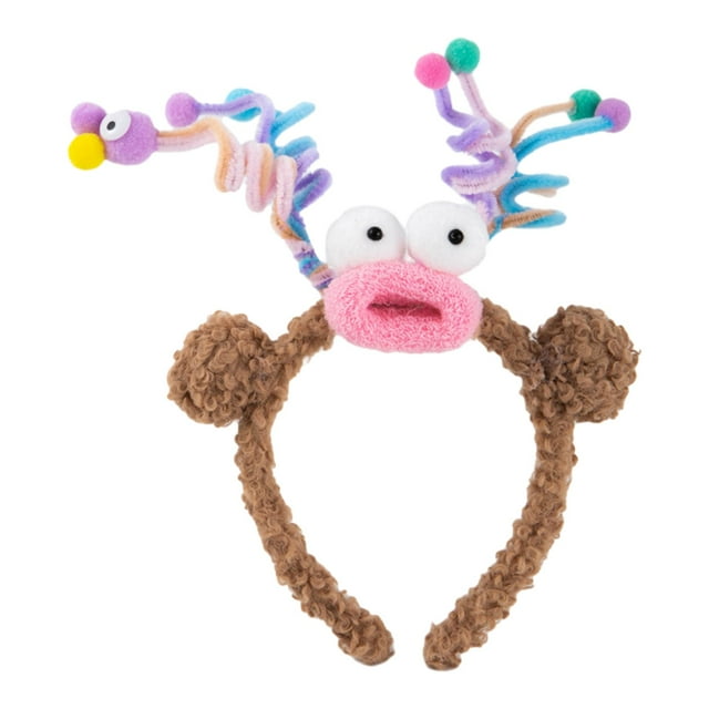 Diadema de felpa Yuyangstore para disfraz de Halloween marrón