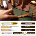 thumbnail image 4 of 29Pcs Leather Sewing Kit Sewing Stitching Needles Thread Cord Measuring Tape Sewing Thimble DIY Leather Craft, 4 of 8