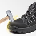 thumbnail image 6 of XIMIN Men Hiking Shoes Slip Resistant Safety Shoes Indestructible Construction Waterproof Trail Fashion Sneakers Breathable Lightweight Non-Slip Outdoor Walking Sports Shoes, 6 of 8