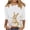 06-White, variant on SwiftWear Funny Bunny Print T Shirt for Women Cute Grapic 3/4 Length Sleeve Tshirts Plus Size Comfort Easter Tops Tee Family Gifts