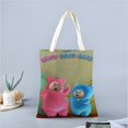 thumbnail image 2 of Billy Bam Bam Bolso de tela con estampado de lienzo para mujer, bolsa de compras reutilizable y estética, con cremallera interior, regalo para mujer,40*40cm., 2 of 6