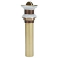 thumbnail image 3 of Drain Stopper, Vessel Sink Drain Drainage Assembly  For Kitchen Wash Basin For Bathroom Flap Without Hole, 3 of 8