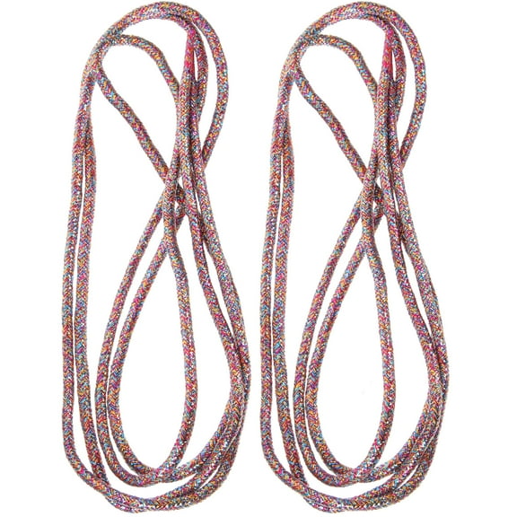 HONMEET Sports Shoe Laces Round Metallic Threads 1 Pair