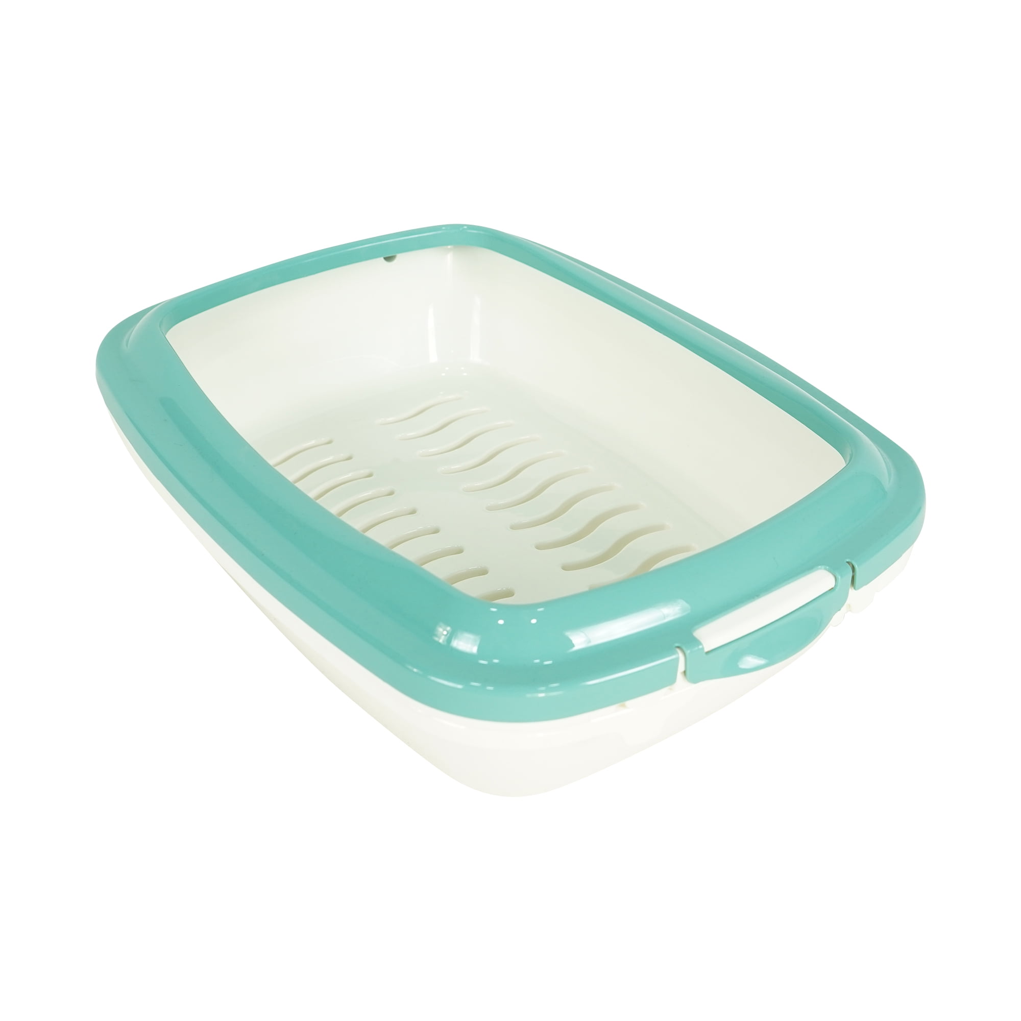 Cat Supplies Large Self Sifting Cat Litter Pan Easy Clean Box Pine