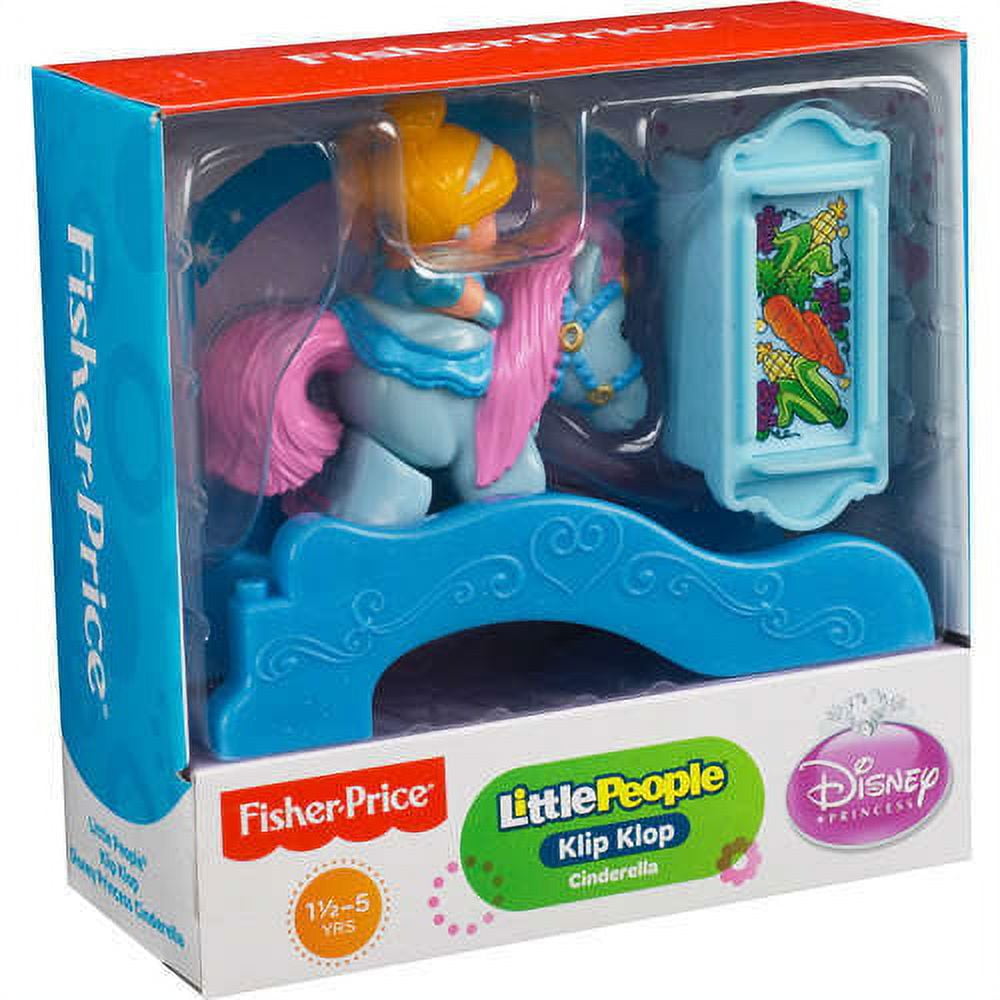 Fisher Price Disney Princess Klip Klop Cinderella and Blue Horse
