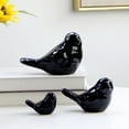 thumbnail image 6 of WASHWEPE Bird Figurine Decors Ceramic Classic Nordic Style 1Pack 5.7x3.1x3.7in, 6 of 8