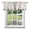 Gray, variant on Jungle Animal Window Valance for Kitchen, Parrot Zebra Tiger Sloth Crocodile Tropical Rod Pocket Short Curtains for Small Windows, Light Filtering Decorative Valances, 42 x 12 Inches
