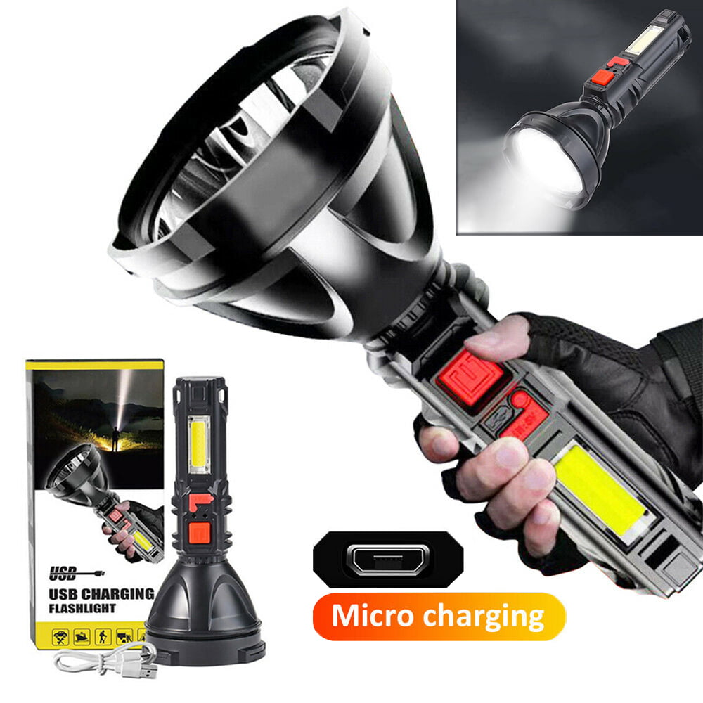 30000Lumen T6 Police LED 5 Modes Tactical Flashlight Camping Torch Light 