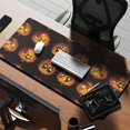thumbnail image 2 of Long Mouse Pads for Desk,Halloween Jack Lanterns Pattern Desk Mats on Top Of Desks, Desk Mouse Pad Extra Large with 3mm Non-Slip Base and Stitched Edge for Gaming,Office,Work,Home 35.4x15.7in, 2 of 5
