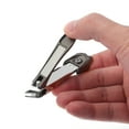 thumbnail image 2 of Unique Bargains 1 Pc Fashion Nail Clipper Toenail Clippers Titanium Tone, 2 of 7