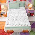 thumbnail image 4 of Erosebridal Minimalist Striped Zipper Queen Comforter Set with Fitted Sheet and 2 Pillowcases,Geometric Lines Pattern Zipper Bedding Set,Reversible,4 Pieces, 4 of 7