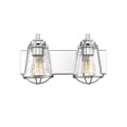 thumbnail image 2 of 2 Light Bath Vanity In Contemporary Style 16 Inches Wide By 8.88 Inches High Z-Lite 444-2V-Ch, 2 of 4