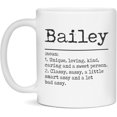 thumbnail image 1 of Bailey Coffee Mug Meaning Definition Smart Assy Funny Gift 11 Ounce White, 1 of 6