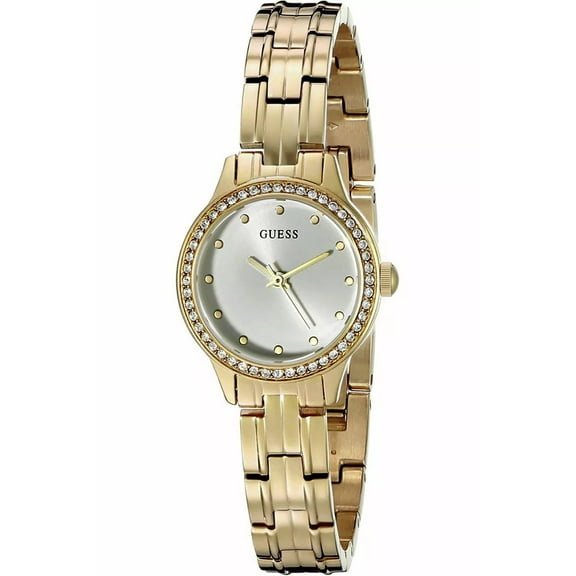 GUESS W0693L2,Ladies Dress,Stainless Steel,Gold-Tone,Crystal Accented Bezel,WR
