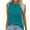 Blue-01, variant on Mittory Womens Summer Tank Tops Pleated Round Neck Sleeveless Tops for Women Casual Flowy