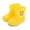 N15 Yellow, variant on Toddler Rain Boots Mid Calf Cartoon Bear Print Waterproof Non- Comfortable Girls Rain Boots Size 4-5 Years Blue