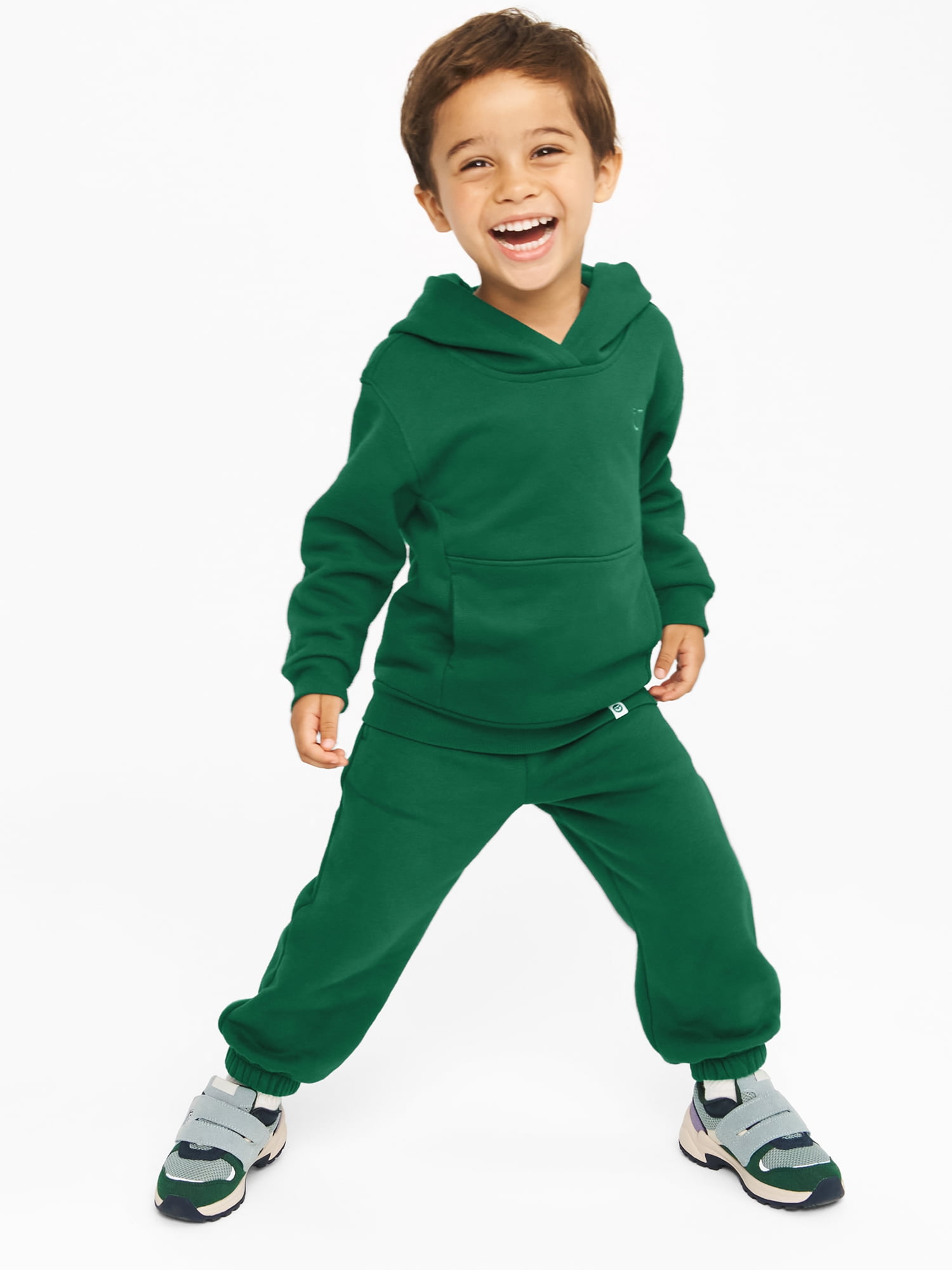 Color Mix by Garanimals Baby & Toddler Fleece Sweatpants, Sizes 0–6T