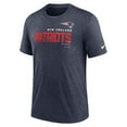 thumbnail image 2 of Men's Nike Heather Navy New England Patriots Team Tri-Blend T-Shirt, 2 of 3