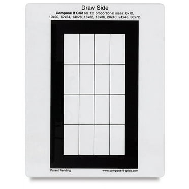 Compose It Grid - 8" x 10", Single Grid, 1:2