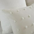 thumbnail image 6 of Home Essence Kay Cotton Tufted Ivory 7 piece Duvet Cover Bedding Set, King/Cal King, 6 of 9