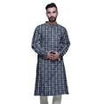 thumbnail image 3 of Atasi Indian Long Kurta For Mens Summer Wear Cotton Poplin Wedding Kurta Shirt, 3 of 7