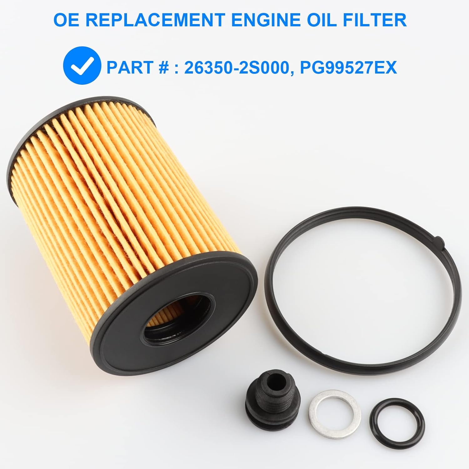 GHSDFBB Oil Filter, Replace 26350-2S000, PG99527EX Compatible with