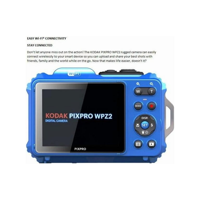 Kodak PIXPRO WPZ2 デジタルカメラ 16MP KODAK PIXPRO WPZ2 Digital Camera | Kodak