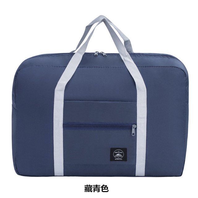 Versión Coreana Impermeable Plegable Bolsa De Viaje Lona Almacenamiento huangjie unisex