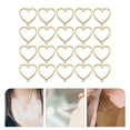 thumbnail image 2 of Shisuyan Heart Hollow Spacer Beads Bulk Heart Shaped 20Pcs, 2 of 8