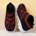 thumbnail image 4 of MesaSe Spider Pattern Sock Shoes Sneakers - Breathable  Comfy  Non Slip  Soft Sole  Trendy Design for Boy‘s & Girl‘s Outdoor Activities, 4 of 6
