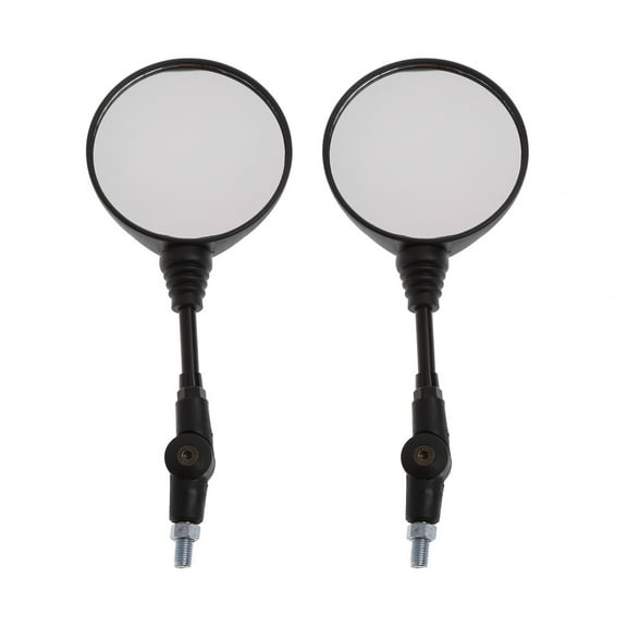 ROCKROK Motorcycle Modification Rearview Mirror 2Pcs Round Handlebar Rear Mirrors