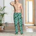 thumbnail image 4 of Bingfone Pineapple Sea Turtle Mens All Over Print Sleep Pajama Pants-Large, 4 of 5