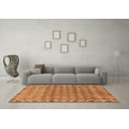 thumbnail image 3 of Ahgly Company Indoor Rectangle Abstract Orange Modern Area Rugs, 2' x 4', 3 of 4