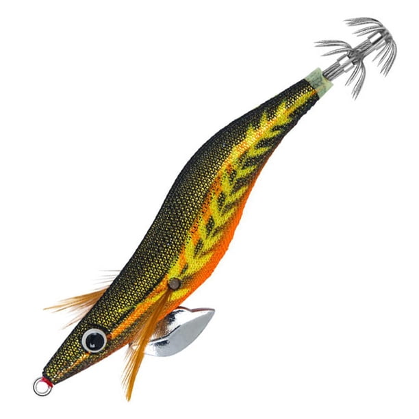 10Uds. Plantilla De Calamar Luminosa, 19G, Hundimiento Lento, 3,5 #, Herramientas De Pesca Nocturna (Estilo A)