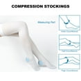 Thigh Length Compression Stockings Prevent Varicose Veins Leg Fatigue