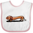 thumbnail image 3 of Inktastic Little Red Doxie Boys or Girls Baby Bib, 3 of 4