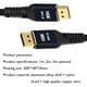 thumbnail image 4 of Cable Displayport Cable trenzado macho DisplayPort 2.0 de 1 m 16K 60Hz 10K 60Hz Adaptador DP de video HD, 4 of 7