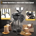 thumbnail image 4 of 1500W Electric Grain Mill Grinder with Funnel, 110V Commercial & Home Corn Grinder Machine for Rice, Cereals, Spices, Red Beans Feed Mill (Dry Food), 4 of 9
