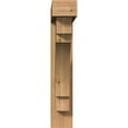 thumbnail image 2 of Ekena Millwork 5 1/2"W x 30"D x 30"H Merced Block Smooth Bracket w/ Offset Brace, Western Red Cedar, 2 of 25