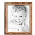 thumbnail image 2 of ArtToFrames 10" x 12" Honey Picture Frame, 10x12 inch Brown Wood Poster Frame (WOM-4085), 4 Pack, 2 of 7