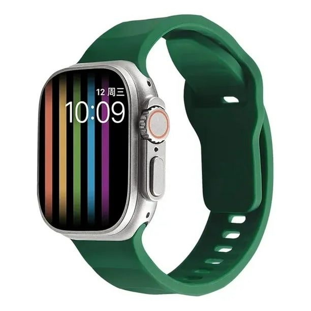 Correa Silicón Suave Sport Para Apple Watch Series Ultra, Se, 1, 2, 3, 4, 5, 6, 7, 8, 9, 10
